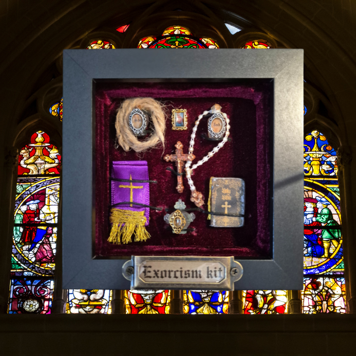 Miniature exorcism kit