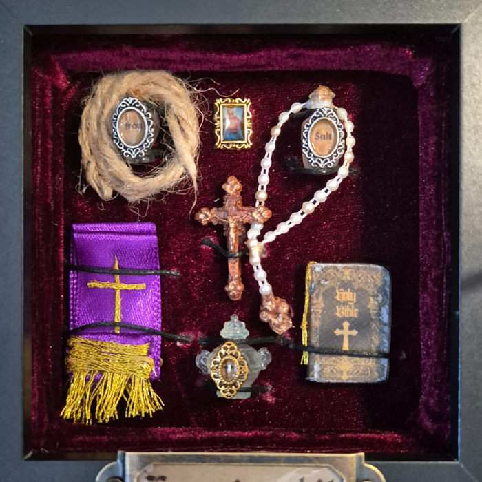 Miniature exorcism kit