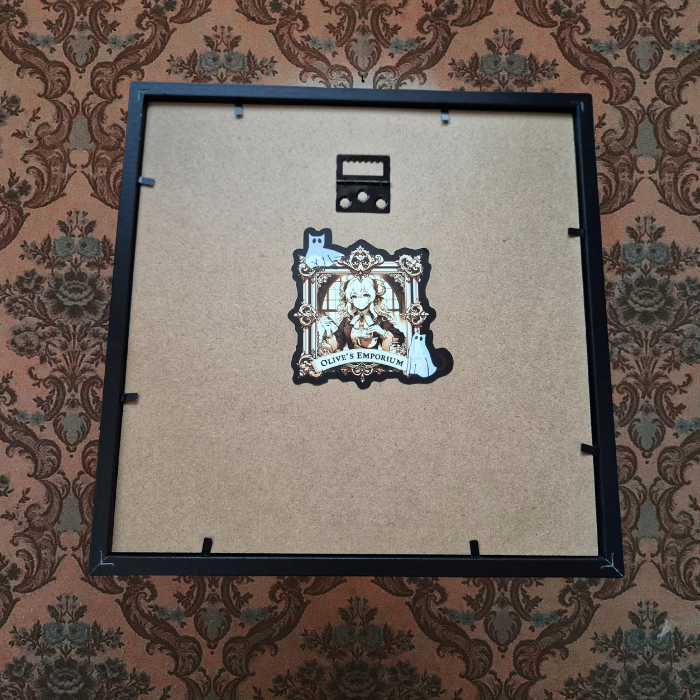 Miniature fallen faerie shadow box display