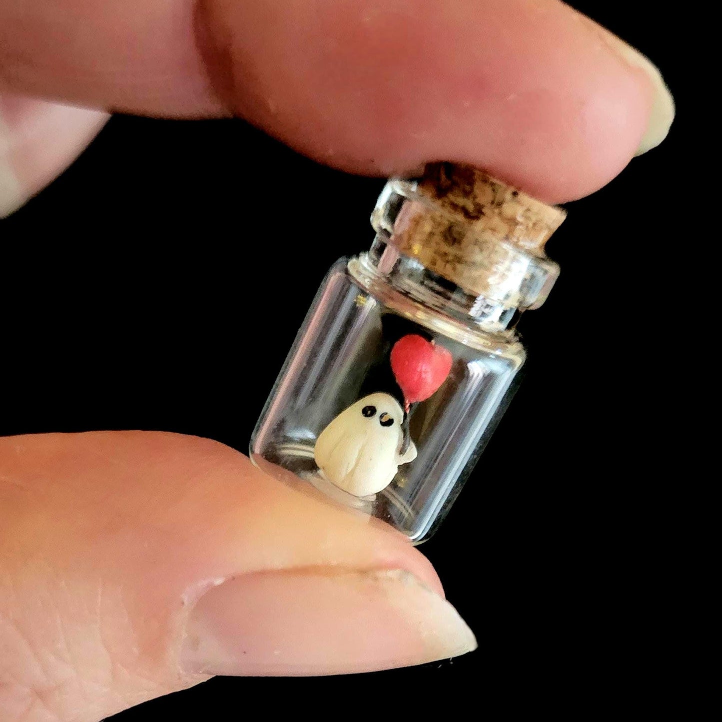 Glow in the Dark Ghost Car Charm