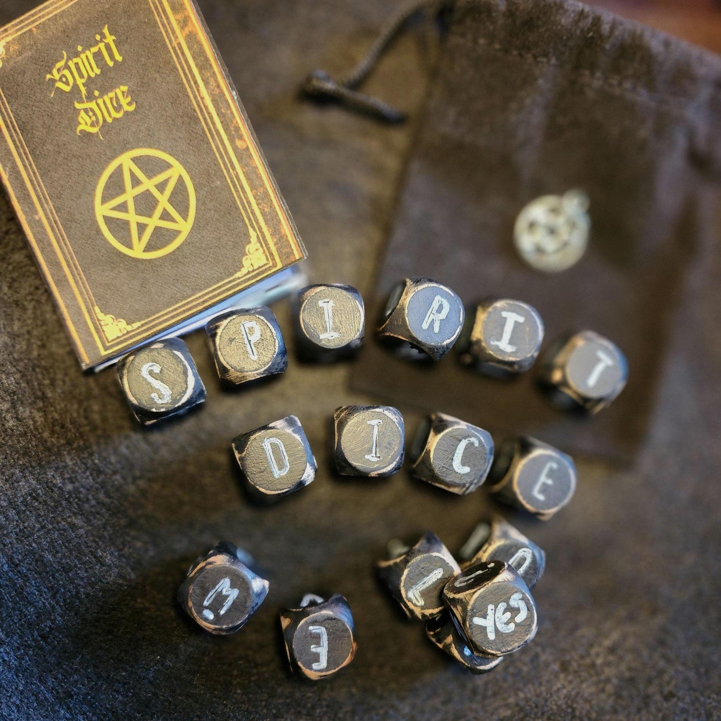 Hand Painted Spirit Dice