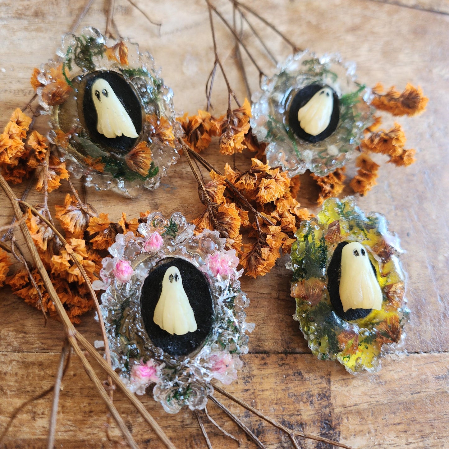 Glow in the Dark Ghost Brooch