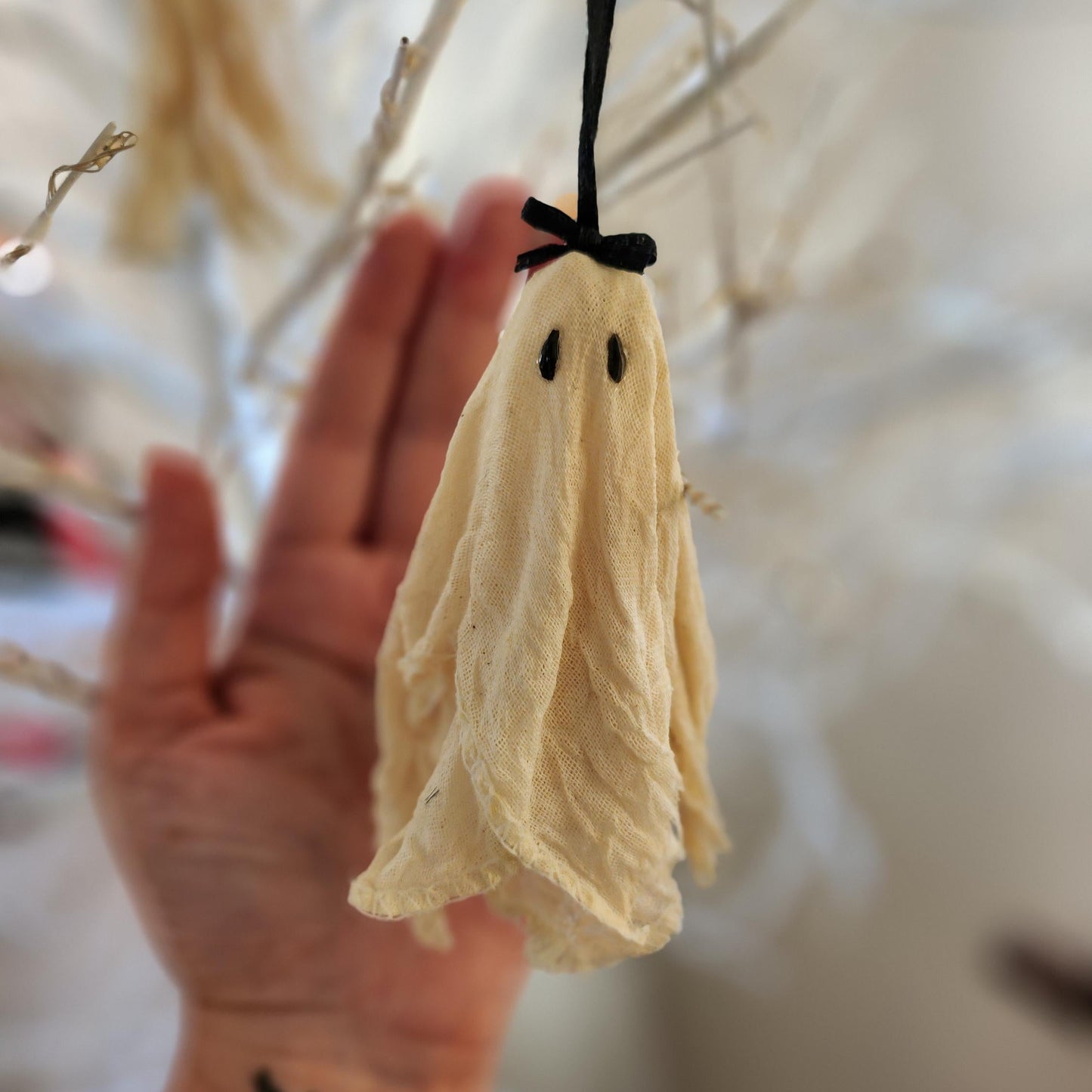 Handmade Ghost Ornament